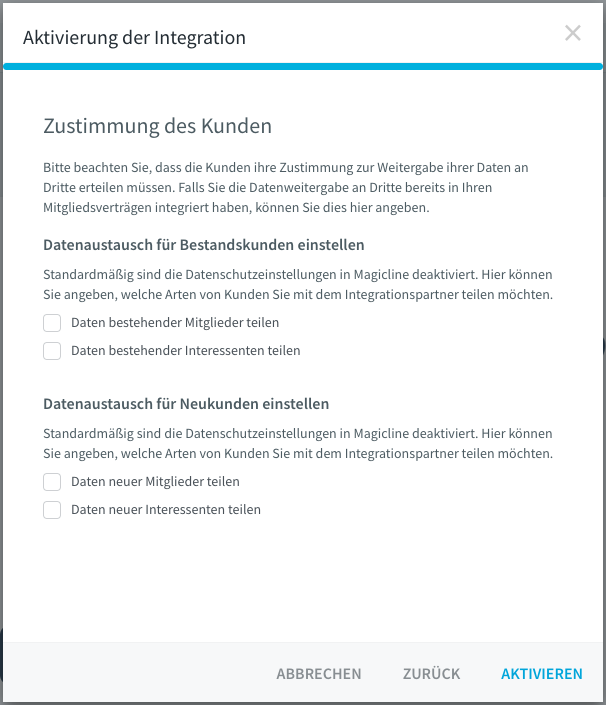 Aktivierung