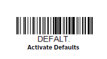 Code Activer les réglages d'usine