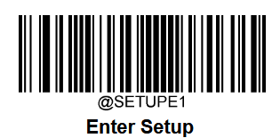 Barcode Enter Setup